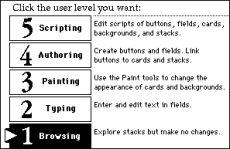 BVorbildhaft: HyperCard Userlevel