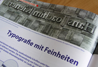 Mein Name mitten im Heft ... eingebunden in einer Grafik